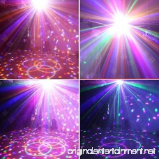 OOFAY LED RGB Crystal Magic Effect Ball Lights Voice 9 Color Digital Crystal Magic Ball Ktv/Christmas Party Magic Ball Stage Lights - B07D1PKS14