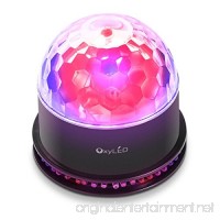OxyLED OxyMas ST-01 51 Color Changing Magic Ball Stage Lights  Auto Sound Activated 15W RGB Mini Rotating DJ Stage Party Lighting - B017GR77K0