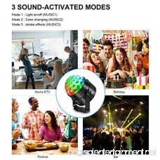 Party Disco Ball Lights LED Strobe Lamp 7 Modes Stage Par Lights Sound Activated Party Lights with Remote Control Dj Lighting for Home Kids Birthday Parties Decorations Karaoke Bar Club (2-Pack) - B07F3Y9D92