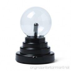Plasma Ball Touch Sensitive 3 Inch Small Plasma Lamp Usb Or Battery Power Supply Lightning Sphere Light - B0796MWP55