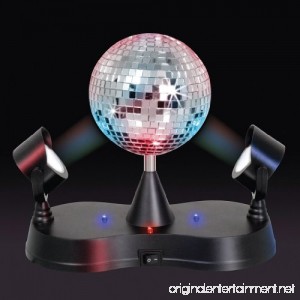 Rhode Island Novelty 5 Disco LED Mirror Ball Party Light - B001UFXLWI