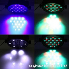 Shengruhua LED Stage Lights AC 110-220V 54 LED Stage Light RGBW DMX512 Party Lamp for DJ Disco Party KTV Home US Plug - B07FF2DRN5