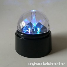 SODIAL Battery Operated Crystal Starball Mini Magic Ball Led Stage Lighting Effect RGB DJ Light Bar Party LED Disco Light Club - B07FSZPCGY