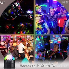 TMO Disco Ball Lamps Party Lights 7 Color Changing RGB Disco Ball Light 3W Sound Activated Disco Lights LED Stage Magic Ball Light Strobe Rotating Stage Lights 1 Pack - B076Q2ZY6N