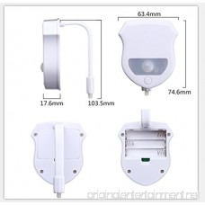 Toilet Light Toilet Bowl Light Motion Activated16-Color Change Bathroom Seat Light Lamp Led Toilet Lights Motion detection Automatic Sensor Light Activated in Darkness - B0792ZYPG6
