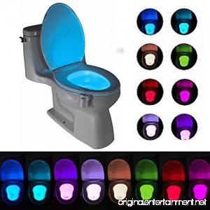 Toilet Light Toilet Bowl Light Motion Activated16-Color Change Bathroom Seat Light Lamp Led Toilet Lights Motion detection Automatic Sensor Light Activated in Darkness - B0792ZYPG6