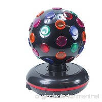 Trisonic Party Time Multi Color 360 Degree Rotating Mirror Disco Light 6" - B006CPA58O