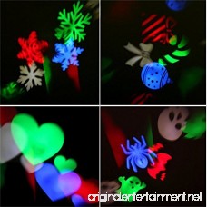 Welsun LED Projection Light 3W Snowflake Christmas Projector Light for Home Garden Landscape Outdoor Lighting IP65 Waterproof (1PCS) - B07F1FQ2HZ