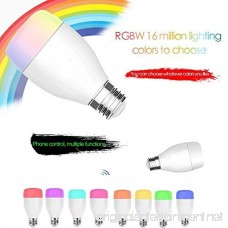 Wifi Smart Light Bulb THINKIDEA Intelligent Lights Dimmable LED Light Multicolored LED Bulbs With 6W Color Changing Dimmable LED Bulbs Compatible With Amazon Alexa Echo and Google Home - B0725NQ9PW