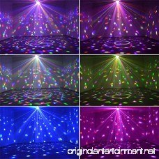YouOKLight Sound Activated 6 Color LED Music Crystal Magic Ball MP3 Disco DJ Stage Lighting with Remote Control for Home Room Dance party Birthday Gift Kids Club Wedding Decorations - B01M24XNMT