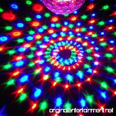 Zehui Stage Lamp Colour Changing 27W Creative LED Stage Lamp Crystal Ball Light Club Disco DJ Party Bar Sound Sensor Decoration US Plug - B076V791HN
