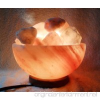 2 Himalayan Fire Bowls Crystal Salt Lamp Filled with Rock Salt - B004SR9RSC