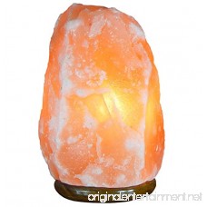 A-Star(Tm) Himalayan Hand Carved Salt Lamp with Genuine Wood Base Bulb and Switch (Natural (3-5lbs)) - B06XTRLJWW