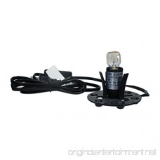 A-Star(Tm) Natural Crystal Salt Lamp USB Plug with Genuine Wood Base (Heart) - B06XWVXHKW