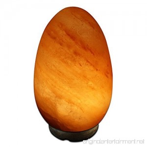 Crystal Allies Gallery: CA SLS-EGG-S Natural Himalayan Egg Salt Lamp w/Dimmable Switch 6ft UL-Listed Cord and 15-Watt Light Bulb - B00S6SSF6E