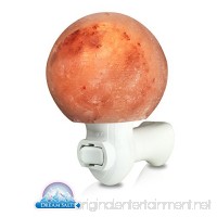 Dream Salts Lamp/Natural Himalayan Salt Rock Night Light/Mini Hand Carved Salt Crystal Wall Light/UL Approved Wall Plug for Air Purifying/Bedroom Decoration and Lighting (Sphere) - B079C1MDG1