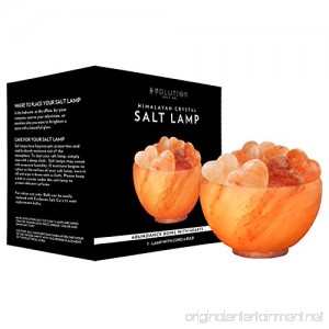 Evolution Salt - Himalayan Salt Abundance Bowl with Hearts 7-8 lbs - B009Y8043C