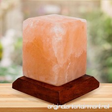 Fab Glass and Mirror SL-CBS34-USB Pure Himalayan Crystal Rock Salt Sub Lamp Pink - B079X1BHBH