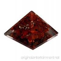 Healing Crystals India Reiki Healing Energy Charged Red Jasper Crystal Chip Orgone Pyramid - B00UXEMPO2
