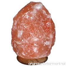 Hebe 4-6 lbs Himalayan Rock Salt Lamp Ionic Air Purifier with on/off cord and Wooden Base - B01KISF52Q