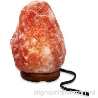 Hebe 4-6 lbs Himalayan Rock Salt Lamp Ionic Air Purifier with on/off cord and Wooden Base - B01KISF52Q