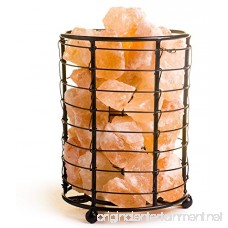 HemingWeigh Himalayan Salt Chips Lamp in Metal Cylinder Electric Wire & Bulb Included (6 inc) - B00LBFJ64O