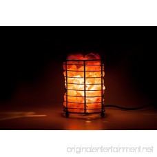 HemingWeigh Himalayan Salt Chips Lamp in Metal Cylinder Electric Wire & Bulb Included (6 inc) - B00LBFJ64O