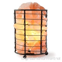 HemingWeigh Himalayan Salt Chips  Lamp in Metal Cylinder Electric Wire & Bulb Included (6 inc) - B00LBFJ64O