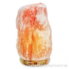 Hemingweigh Natural Crystal Himalayan Salt Lamp With Genuine Marble Base Bulb And Power Cord 6 to 7 lbs. - B0186D6QDM