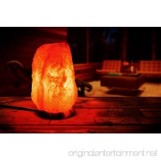 Hemingweigh Natural Crystal Himalayan Salt Lamp With Genuine Marble Base Bulb And Power Cord 6 to 7 lbs. - B0186D6QDM