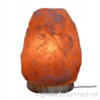 Hemingweigh Natural Crystal Himalayan Salt Lamp With Genuine Marble Base  Bulb And Power Cord  6 to 7 lbs. - B0186D6QDM