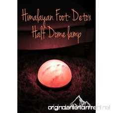 Himalayan Foot Detox Half Dome Lamp | Remove Toxins & Relax Tired & Achy Feet (11 Diameter) - B078P7FHMG