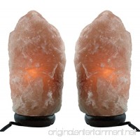 Himalayan Natural Salt Lamp- TWO Pack- Multiple Sizes (6-8 inch) - B00OI0AWSI