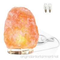 Himalayan Salt Lamp Natural Pink Crystal Salt Rock Lamp (7-11lb) with Dimmer Switch and Acrylic Base UL-Listed Cord & Gift Box - B075P1D119