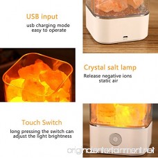 Himalayan Salt Lamp with 7 Colorful Night Light Dimmer Control Touch Dimmer Switch Relieve Stress Purify Air By LEDMEI - B078SMLDZK