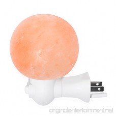 Himalayan Salt Sphere/Ball Shaped Night Light E12 Base 7W Bulb Included - B07D4G3D47