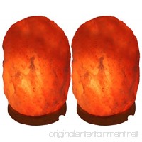 Indus Classic set of 2 Himalayan Rock Crystal Salt Lamps 8 inches - B000F8Y1XE