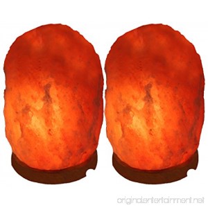 Indus Classic set of 2 Himalayan Rock Crystal Salt Lamps 8 inches - B000F8Y1XE