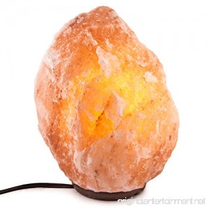 INVITING HOMES 22-26 lbs Himalayan Natural Salt Lamp On Wooden Base with Bulb and Cord - B01AS6E8HG