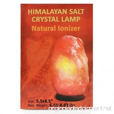 KOVOT Himalayan Salt Glowing Crystal Lamp - Naturally Carved - Approximately 5.5D x 8.5H And 6.61-8.82 lbs - B01MQU9WSH