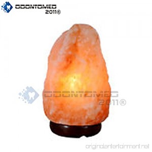 OdontoMed2011 NATURAL HIMALAYAN ROCK SALT LAMP 2-3KG IDEAL NIGHT LIGHT - LEAD AND BULB - B01KO9I292