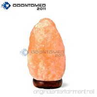 OdontoMed2011 NATURAL HIMALAYAN ROCK SALT LAMP 2-6 LBS IDEAL NIGHT LIGHT - LEAD AND BULB - B06XY7MPR6