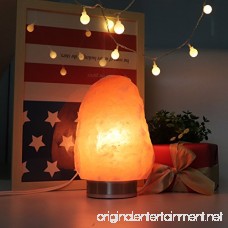 Salking Himalayan Crystal Salt Lamp Hand Carved Pink Hymalain Salt Rock Lamps with Upgraded Stainless Steel Touch Control Dimming Base 7-11 lbs Himilian Salt Night Light Natural Decorations & Gifts - B07D9KJJCQ