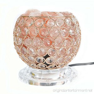 Salt Lamp with Crystal Rack Himalayan Salt Light with Dimmer Switch - B07916Z4KN