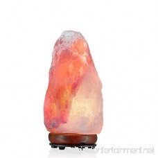 Super Magical 4-6lb Himalayan Salt Lamp on Wood Base w/UL-Approved Dimmer 6-ft Cord and Extra Bulb - B072NNM38Y