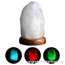 White Himalayan Rock Salt USB Natural Lamp Small but Extremely Beautiful. Healthy Choice - B017Q7CHQY