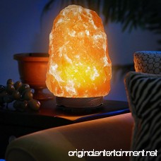 Wuudi Natural Hand Carved Crystal Himalayan Rock Salt Lamp with Amber light Dimmer Control - B01FRY9XNS