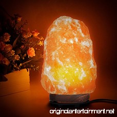 Wuudi Natural Hand Carved Crystal Himalayan Rock Salt Lamp with Amber light Dimmer Control - B01FRY9XNS