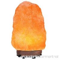 Wuudi Natural Hand Carved Crystal Himalayan Rock Salt Lamp with Amber light  Dimmer Control - B01FRY9XNS