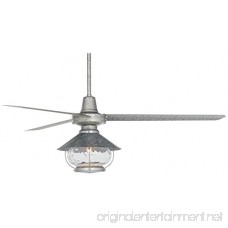 60 Turbina Tropical Lantern Galvanized Ceiling Fan - B01N11WLS9